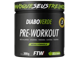 Suplemento Em Pó Pre Treino Pre Workout Pote 300g DIABO VERDE