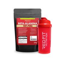 Suplemento em Pó Red Fit Nutrition 100% Puro Importado C/ Laudo Beta-Alanina 250g