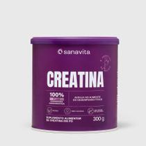 Suplemento Em Pó Sanavita Creatina 300g 100% Pura Monohidratada