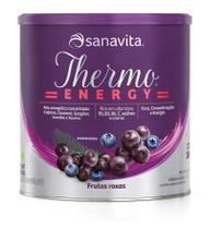 Suplemento Em Pó Sanavita Thermo Energy Termogênico 300g Frutas Roxas