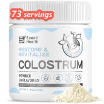 Suplemento em pó SoundHealth Colostrum Organic 73 porções Suplemento em pó SoundHealth Colostrum Organic 73 porções