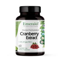 Suplemento EMERALD LABS Extrato de Cranberry 60 cápsulas
