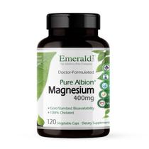 Suplemento Emerald Labs Magnesium 400 mg Bone & Sleep 120 cápsulas