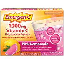 Suplemento Emergen-C 1000 mg de vitamina C em pó 30 pacotes