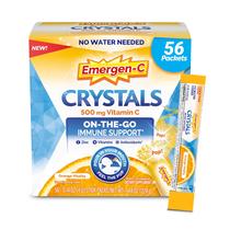 Suplemento Emergen-C Crystals Immune Support, 56 pacotes de palitos Suplemento Emergen-C Crystals Immune Support, 56 pacotes de palitos