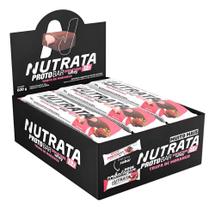 Suplemento En Barra Nutrata Proteínas Sabor Morango Com Choc Suplemento En Barra Nutrata Proteínas Sabor Morango Com Choc