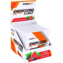 Suplemento Energético Energy Pro Beta Com Cafeína 15 Sachês 30g Sabor Frutas Vermelhas Sudract