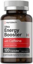 Suplemento Energético Horbaach Ultra - Com Cafeína e Vitamina B12 - 120 Cápsulas