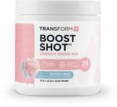 Suplemento energético TransformHQ Boost Shot Cotton Candy 28 porções