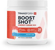 Suplemento energético TransformHQ Boost Shot Rocket Pop 28 Serv