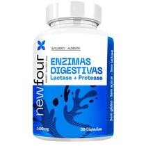 Suplemento Enzimas Digestivas Lactase + Protease 30 Cápsulas