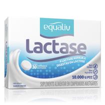 Suplemento equaliv lactase enzimas digestão 10000 ufcc 30 un