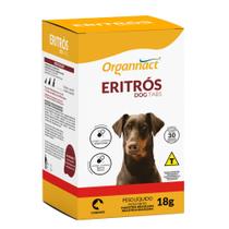 Suplemento Eritros Dog Tabs 18g Organnact para Cães