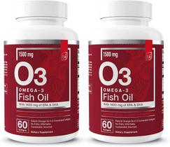 Suplemento Essential Elements Ômega-3 - 120 Cápsulas de Óleo de Peixe Suplemento Essential Elements Ômega-3 - 120 Cápsulas de Óleo de Peixe