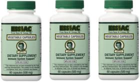 Suplemento Essiac Vegetable Capsules - 180 Cápsulas (3 Frascos com 60 Cápsulas)