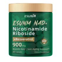 Suplemento ESUNM Ribosídeo de nicotinamida 900 mg com resveratrol