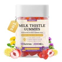 Suplemento Esverco Milk Thistle Gummies 2000 mg de fígado 90 unidades Suplemento Esverco Milk Thistle Gummies 2000 mg de fígado 90 unidades