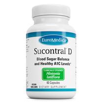 Suplemento EuroMedica Sucontral D do complexo B e folato 60 cápsulas