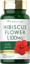 Suplemento Extrato de flor de hibisco Carlyle 1100mg 120 cápsulas