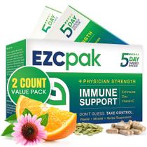 Suplemento EZC Pak, pacote de suporte imunológico cônico de 5 dias com 2