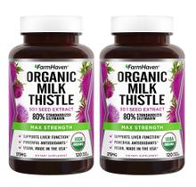 Suplemento FarmHaven Milk Thistle - 240 Cápsulas Veganas