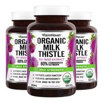 Suplemento FarmHaven Milk Thistle Capsules 360 Vegan