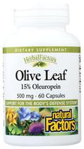 Suplemento Fatores Naturais HerbalFactors Olive Leaf 500 mg Suplemento Fatores Naturais HerbalFactors Olive Leaf 500 mg
