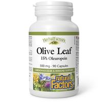 Suplemento Fatores Naturais HerbalFactors Olive Leaf 500 mg Suplemento Fatores Naturais HerbalFactors Olive Leaf 500 mg