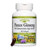 Suplemento: Fatores naturais HerbalFactors Panax Ginseng Suplemento: Fatores naturais HerbalFactors Panax Ginseng