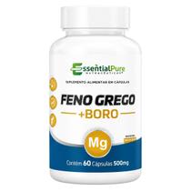 Suplemento Feno + Boro 60 Cápsulas 500mg Natural Original - Essential Pure