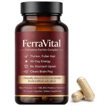 Suplemento FerraVital de suporte à ferritina e ao ferro, 60 cápsulas