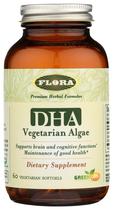 Suplemento Flora Premium DHA Vegetarian Algae GreenCaps 60s