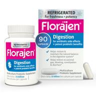 Suplemento Florajen Digestion Probiotics 90 cápsulas para adultos
