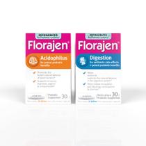 Suplemento Florajen Probiotics, pacote variado de 30 cápsulas Suplemento Florajen Probiotics, pacote variado de 30 cápsulas