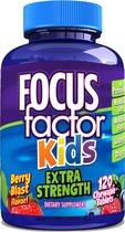 Suplemento Focus Factor Kids Extra Strength - 120 Mastigáveis