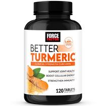 Suplemento Force Factor Better Turmeric Joint Support 120 comprimidos