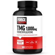 Suplemento Force Factor TMG Betaína 180 Cápsulas
