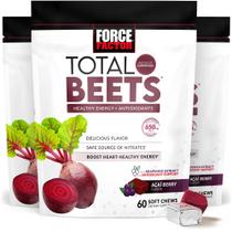 Suplemento Force Factor Total Beets Soft Chews 180 unidades