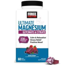 Suplemento Force Factor Ultimate Magnesium 330 mg 60 Soft Chews