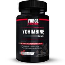 Suplemento Force Factor Yohimbine 6mg para homens 30 cápsulas Suplemento Force Factor Yohimbine 6mg para homens 30 cápsulas