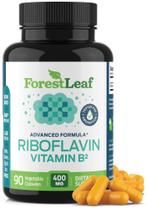 Suplemento ForestLeaf Vitamina B2 (Riboflavina) 400mg - 90 Cápsulas