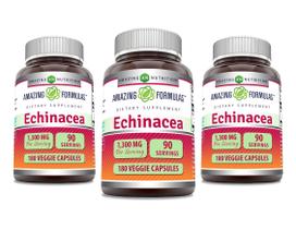Suplemento Fórmulas Asombrosas Equinácea 1300 mg 180 Cápsulas Suplemento Fórmulas Asombrosas Equinácea 1300 mg 180 Cápsulas