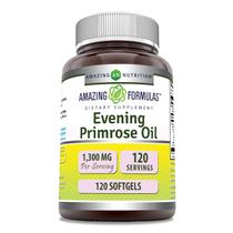 Suplemento: fórmulas incríveis, óleo de prímula, 1300 mg Suplemento: fórmulas incríveis, óleo de prímula, 1300 mg