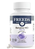 Suplemento Freeda Betaine HCl Vegan Digestion 90 cápsulas