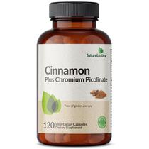 Suplemento Futurebiotics Cinnamon Plus Chromium 120 cápsulas