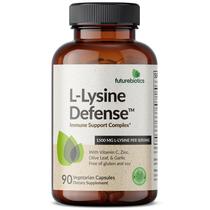 Suplemento Futurebiotics L-Lysine Defense Immune 90 cápsulas