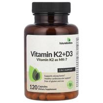 Suplemento Futurebiotics Vitamina K2 + D3 120 cápsulas