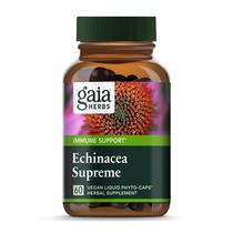 Suplemento Gaia Herbs Echinacea Supreme 60 cápsulas veganas