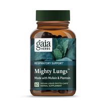Suplemento Gaia Herbs Mighty Lungs Lung Support 60 cápsulas