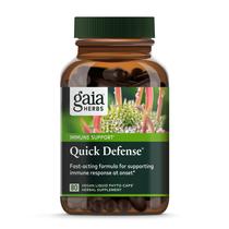 Suplemento Gaia Herbs Quick Defense Immune Support 80 cápsulas